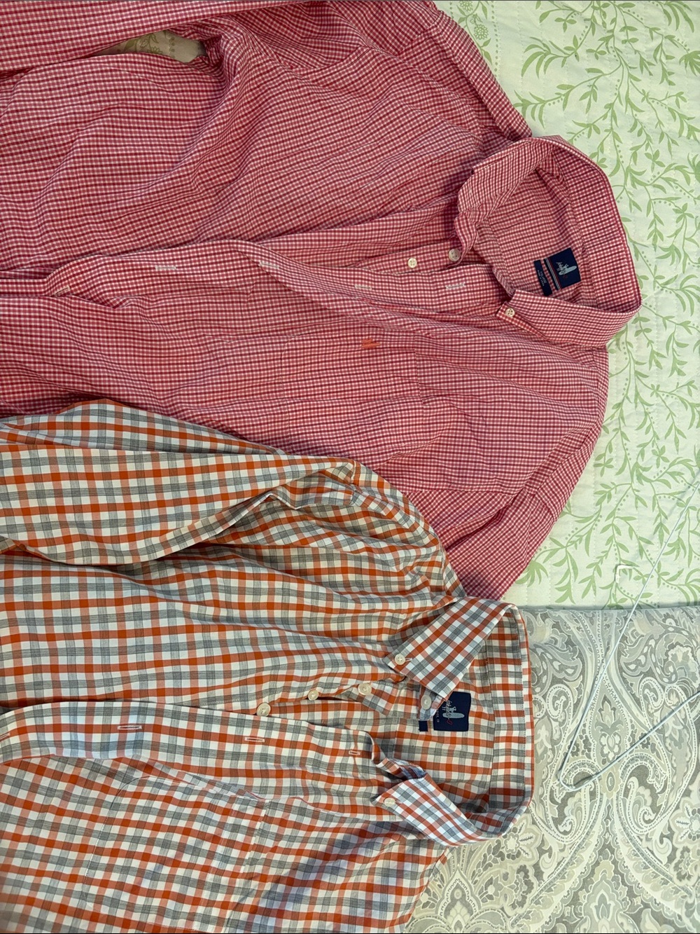 johnnie-O men’s long sleeve Button-Down Shirts XXL set of 2